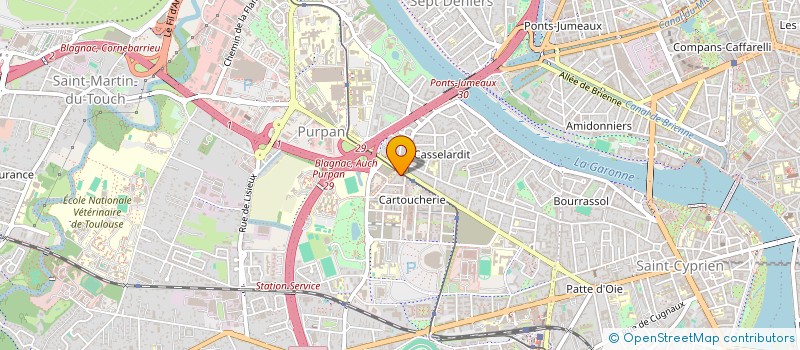 localisation de l'entreprise MADAME ANNE SEVIGNE  TOULOUSE