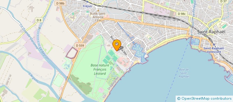 localisation de l'entreprise MADAME ANNE SICLIS à FREJUS