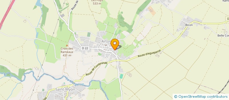 localisation de l'entreprise MADAME ANNE SIFFOINTE  ARTONNE