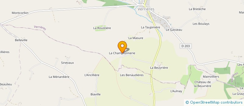 localisation de l'entreprise MADAME ANNE SIGISMEAU à VERRIERES