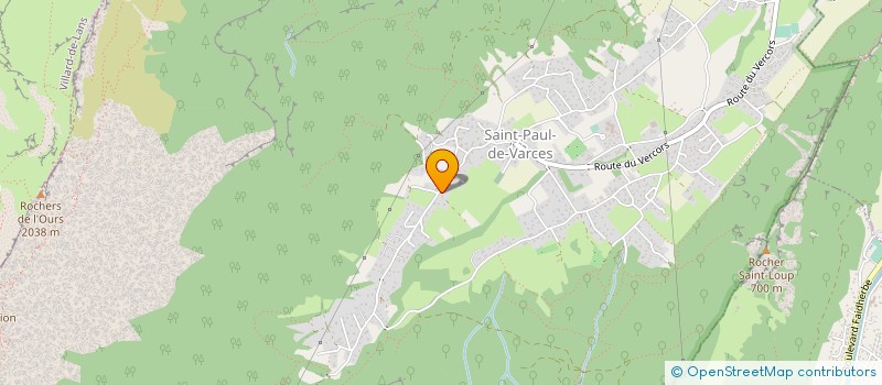 localisation de l'entreprise MADAME ANNE SILVENT  SAINT-PAUL-DE-VARCES