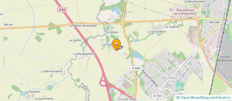 localisation de l'entreprise MADAME ANNE SIMON à MONTAIGU-VENDEE