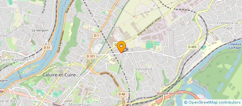 localisation de l'entreprise MADAME ANNE SIMONIN à CALUIRE-ET-CUIRE