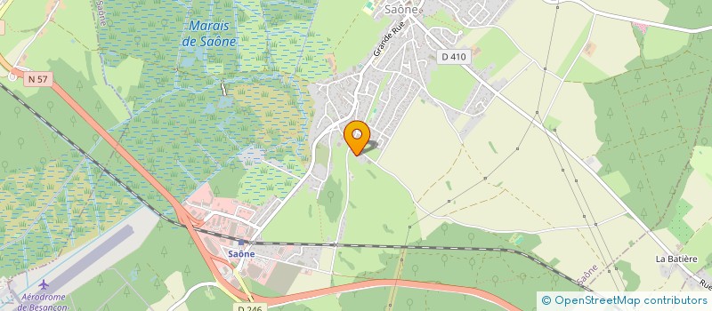 localisation de l'entreprise MADAME ANNE SIRAUD  SAONE