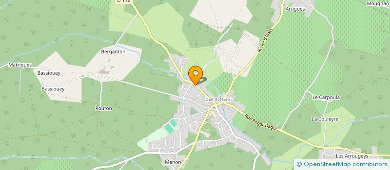 localisation de l'entreprise MADAME ANNE SIRHUGUES  LANDIRAS