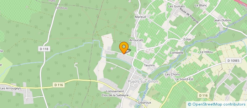 localisation de l'entreprise MADAME ANNE SIX à PUJOLS-SUR-CIRON