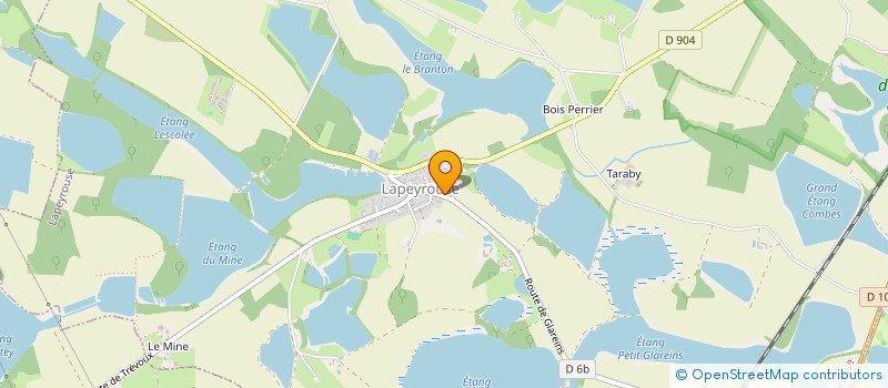 localisation de l'entreprise MADAME ANNE-SIXTINE DE FRAMOND  LAPEYROUSE