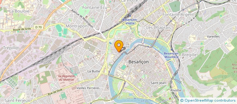 localisation de l'entreprise MADAME ANNE SIZARET à BESANCON