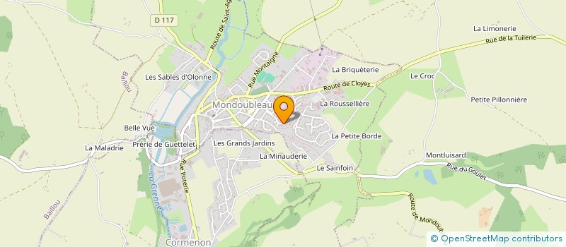 localisation de l'entreprise MADAME ANNE SIZUN  MONDOUBLEAU