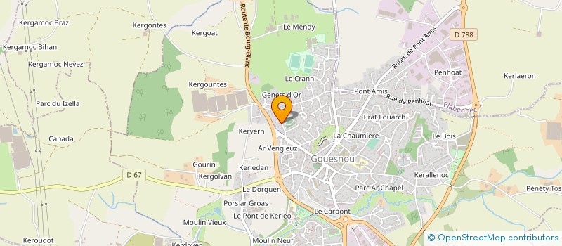 localisation de l'entreprise MADAME ANNE SIZUN à GOUESNOU