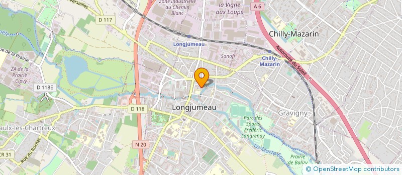 localisation de l'entreprise MADAME ANNE SOAZIG NEDELLEC à LONGJUMEAU
