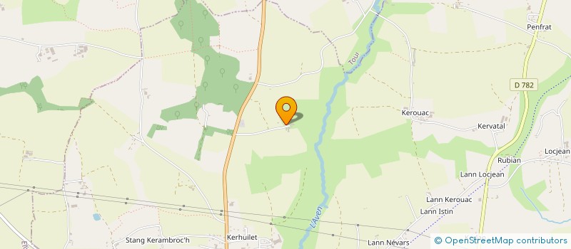 localisation de l'entreprise MADAME ANNE SOHIE LE FLOC'H à MELGVEN