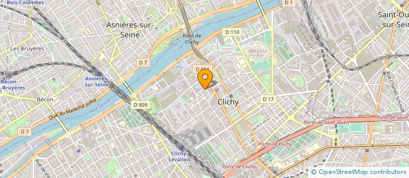 localisation de l'entreprise MADAME ANNE-SOLENE CRUMBACH à CLICHY