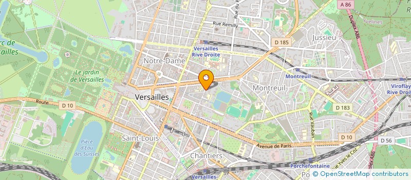 localisation de l'entreprise MADAME ANNE-SOLENNE BOUDOUX D'HAUTEFEUILLE à VERSAILLES