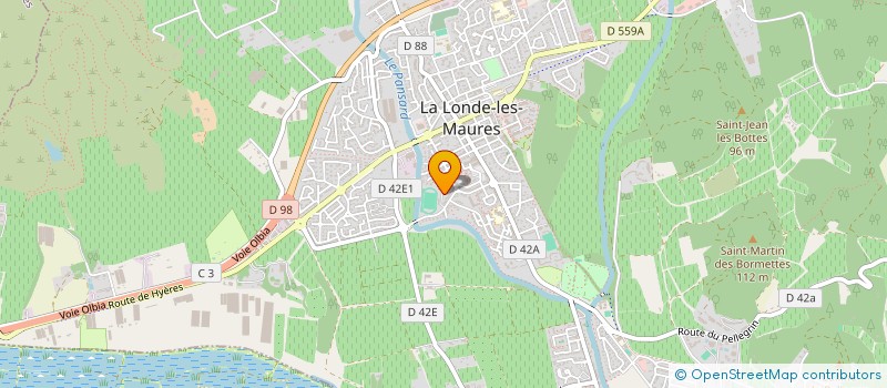 localisation de l'entreprise MADAME ANNE SOLINAS à LA LONDE LES MAURES
