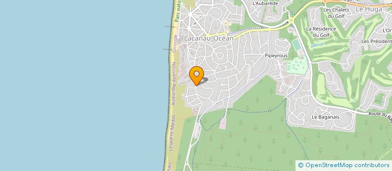 localisation de l'entreprise MADAME ANNE SOLIVES  LACANAU