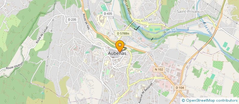 localisation de l'entreprise MADAME ANNE SOMMER à AUBENAS