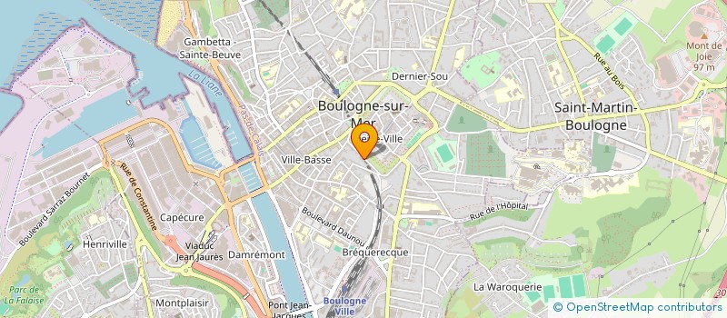 localisation de l'entreprise MADAME ANNE SOMMEVILLE à BOULOGNE-SUR-MER