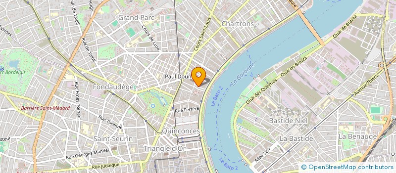 localisation de l'entreprise MADAME ANNE-SOPHE GAIGEARD  BORDEAUX