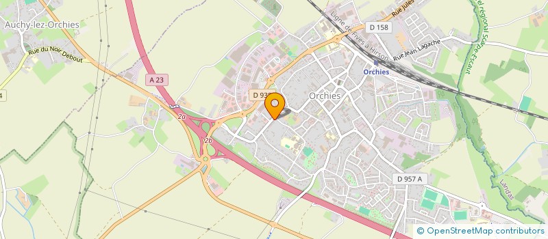 localisation de l'entreprise MADAME ANNE SOPHIE ALFANO  ORCHIES