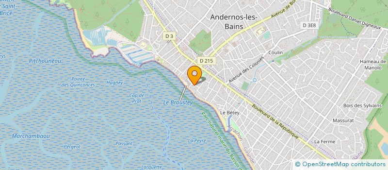 localisation de l'entreprise MADAME ANNE-SOPHIE AMIET  BORDEAUX