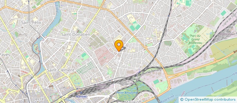 localisation de l'entreprise MADAME ANNE-SOPHIE AUDUREAU à NANTES