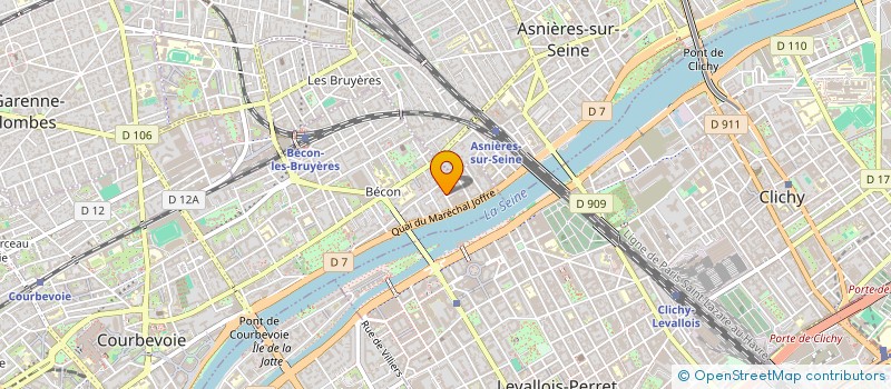 localisation de l'entreprise MADAME ANNE-SOPHIE AURIOL  COURBEVOIE