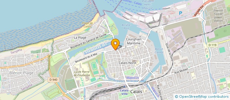 localisation de l'entreprise MADAME ANNE-SOPHIE BALZARD  CALAIS