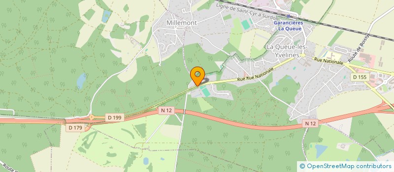 localisation de l'entreprise MADAME ANNE-SOPHIE BARBE  LA QUEUE-LES-YVELINES