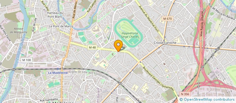 localisation de l'entreprise MADAME ANNE-SOPHIE BARNABE  MARCQ-EN-BARUL