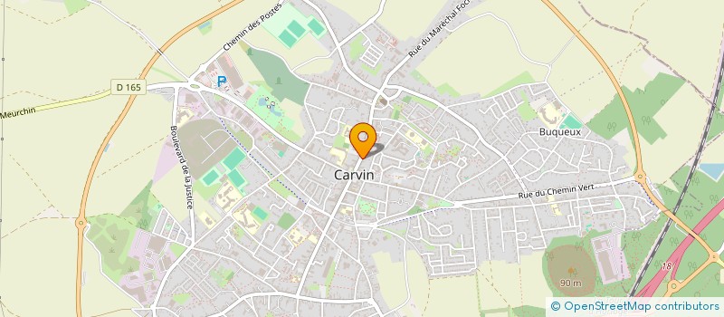 localisation de l'entreprise MADAME ANNE-SOPHIE BASILE  CARVIN