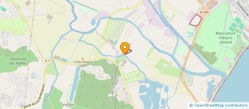 localisation de l'entreprise MADAME ANNE-SOPHIE BENESTEAU à FREJUS