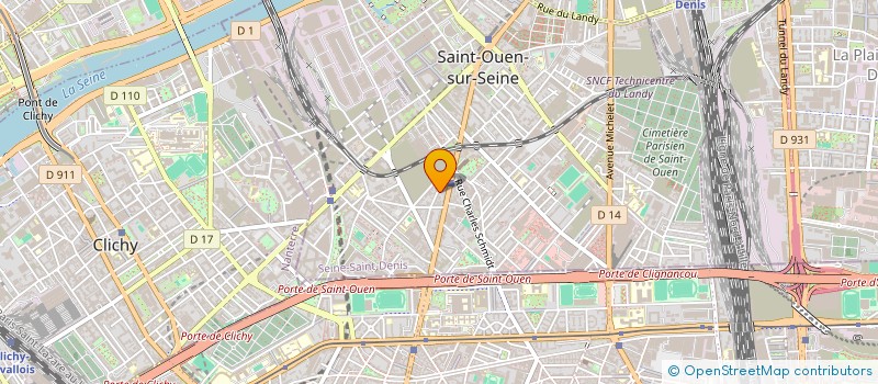 localisation de l'entreprise MADAME ANNE-SOPHIE BENEZE à SAINT-OUEN-SUR-SEINE