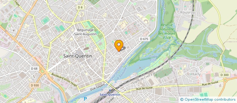 localisation de l'entreprise MADAME ANNE-SOPHIE BERCET à SAINT-QUENTIN