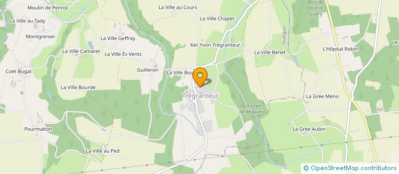 localisation de l'entreprise MADAME ANNE-SOPHIE BERVILLE  GUEGON