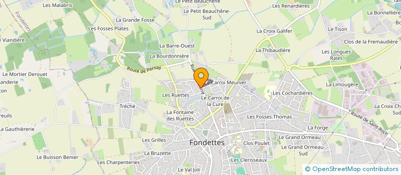 localisation de l'entreprise MADAME ANNE-SOPHIE BILQUARD  FONDETTES