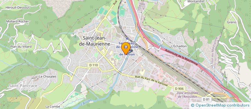 localisation de l'entreprise MADAME ANNE-SOPHIE BLAIX  SAINT-JEAN-DE-MAURIENNE