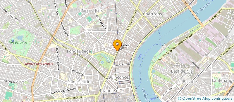 localisation de l'entreprise MADAME ANNE-SOPHIE BOISSON  BORDEAUX