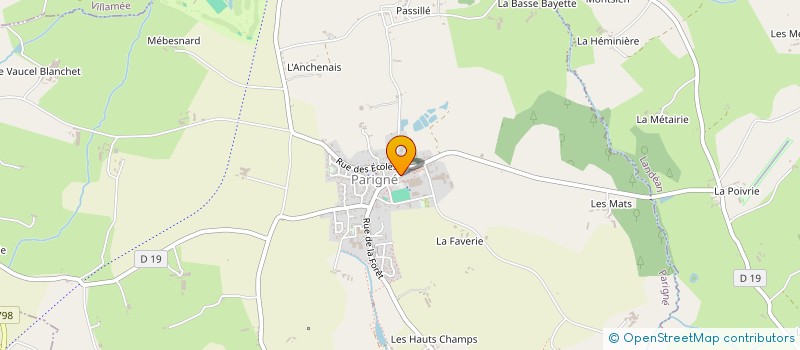 localisation de l'entreprise MADAME ANNE-SOPHIE BONNANT  PARIGNE