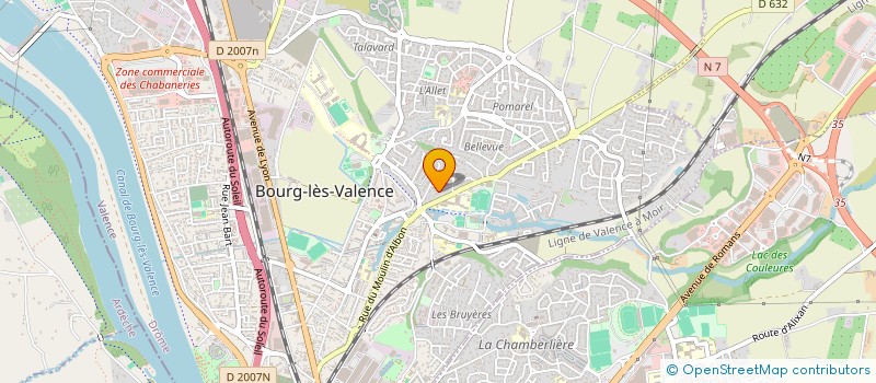 localisation de l'entreprise MADAME ANNE-SOPHIE BONNEAU à BOURG-LES-VALENCE