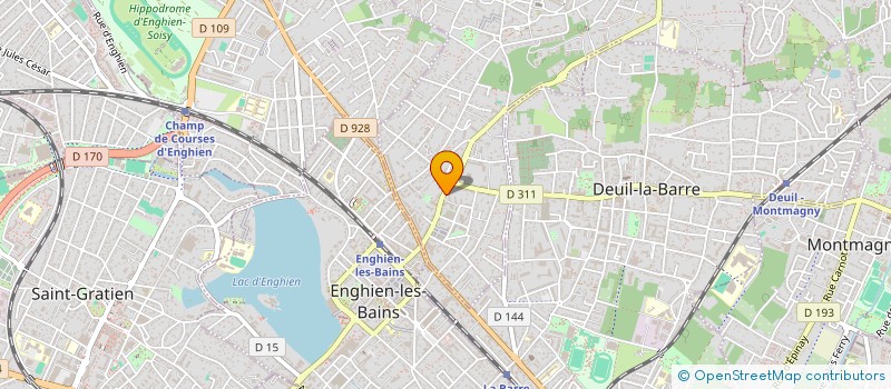 localisation de l'entreprise MADAME ANNE-SOPHIE BOSSE  MONTMORENCY