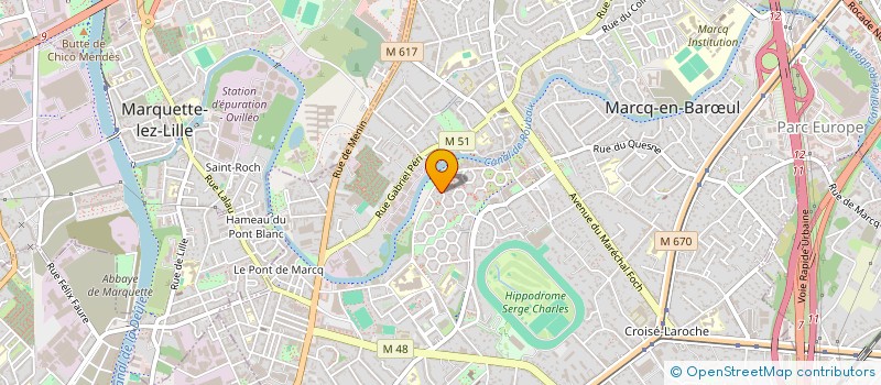 localisation de l'entreprise MADAME ANNE-SOPHIE BOUAICHA-SERVE à MARCQ-EN-BARŒUL