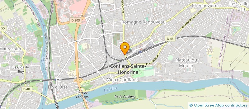 localisation de l'entreprise MADAME ANNE-SOPHIE BOUCHET à CONFLANS-SAINTE-HONORINE