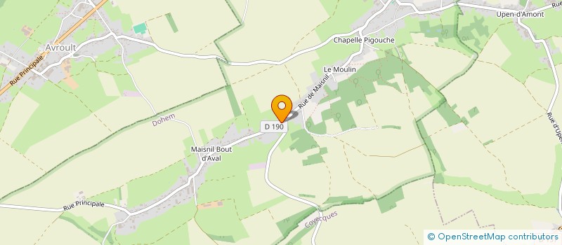 localisation de l'entreprise MADAME ANNE SOPHIE BOUDRY  AFFRINGUES