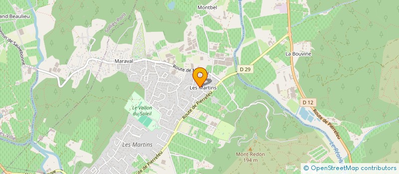 localisation de l'entreprise MADAME ANNE-SOPHIE BOULCH  LA CRAU