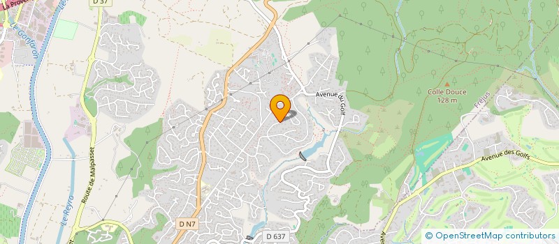 localisation de l'entreprise MADAME ANNE SOPHIE BOULE à FREJUS