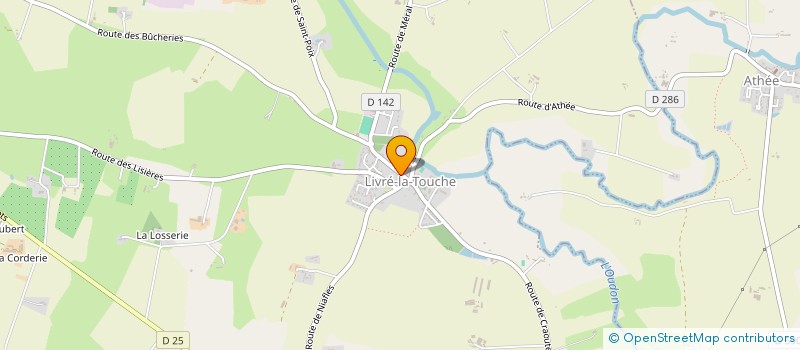 localisation de l'entreprise MADAME ANNE SOPHIE BOURGEAIS  LIVRE-LA-TOUCHE