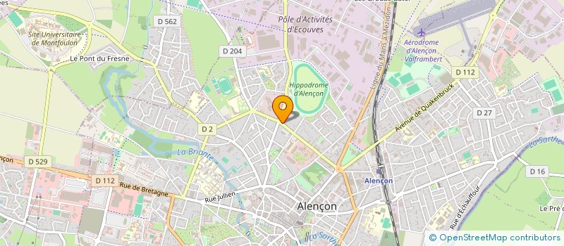 localisation de l'entreprise MADAME ANNE-SOPHIE BREAVOINE à ALENCON
