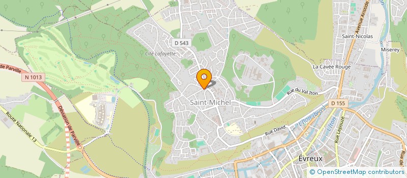 localisation de l'entreprise MADAME ANNE-SOPHIE BRIDARD  EVREUX