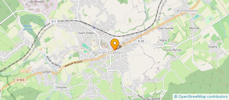 localisation de l'entreprise MADAME ANNE-SOPHIE BRUNET  BRENTHONNE